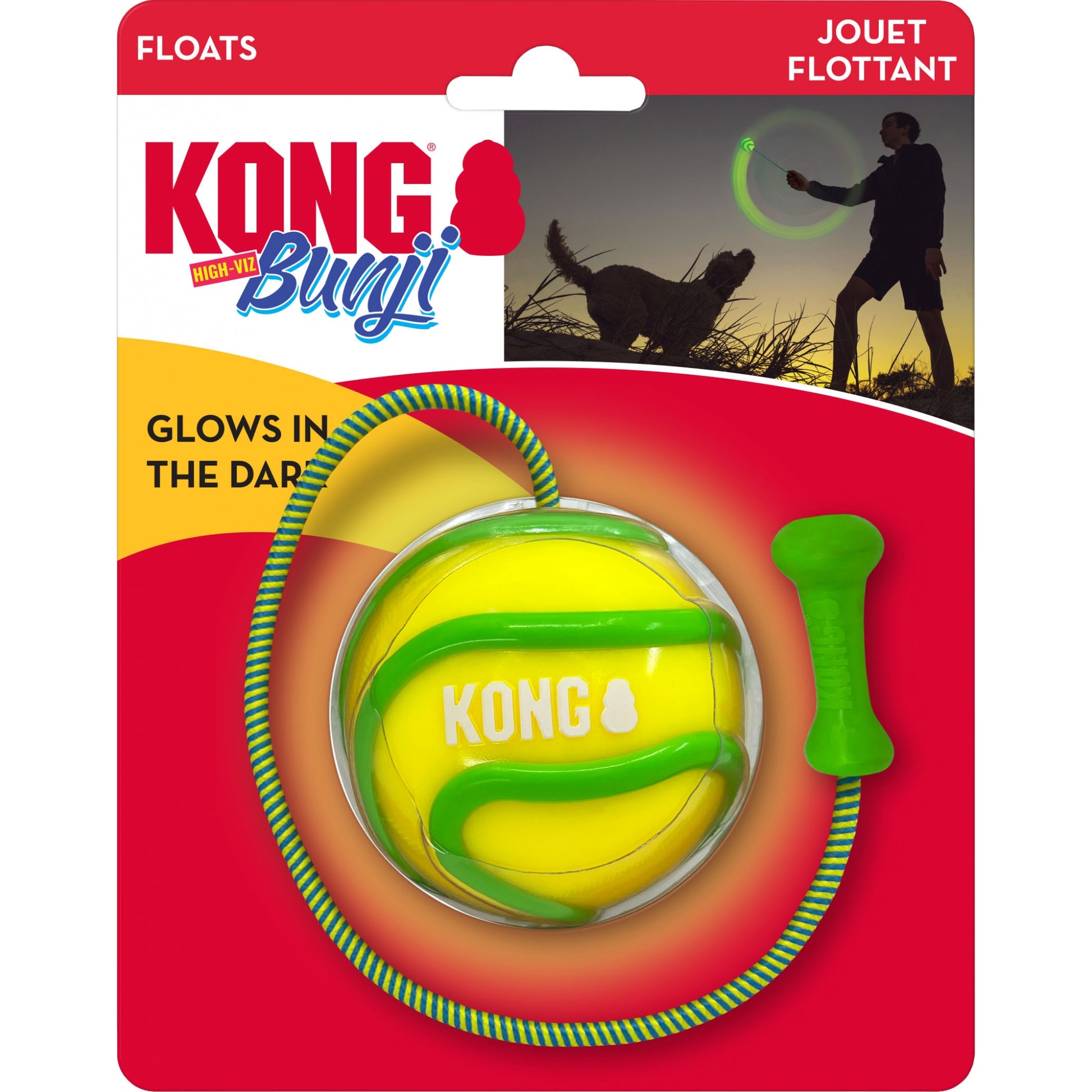 KONG Bunji High-Viz Ball Assorted