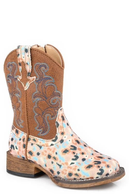 Roper Toddler Glitter Blossom Boots