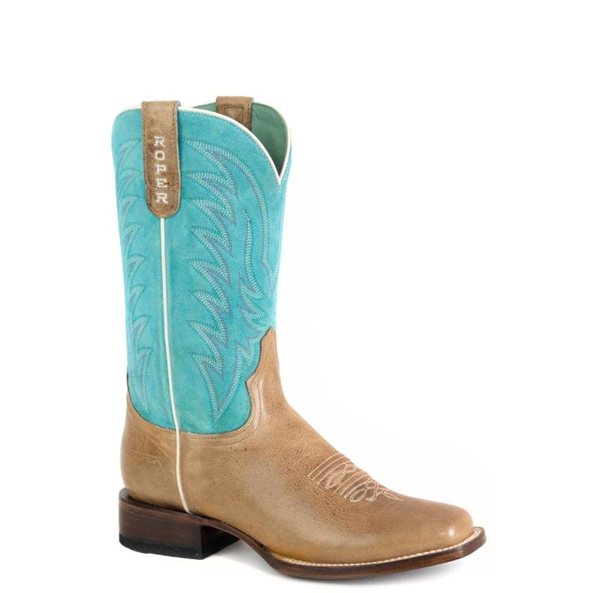 Roper Ladies Cowgirl 11" Square Toe Boots