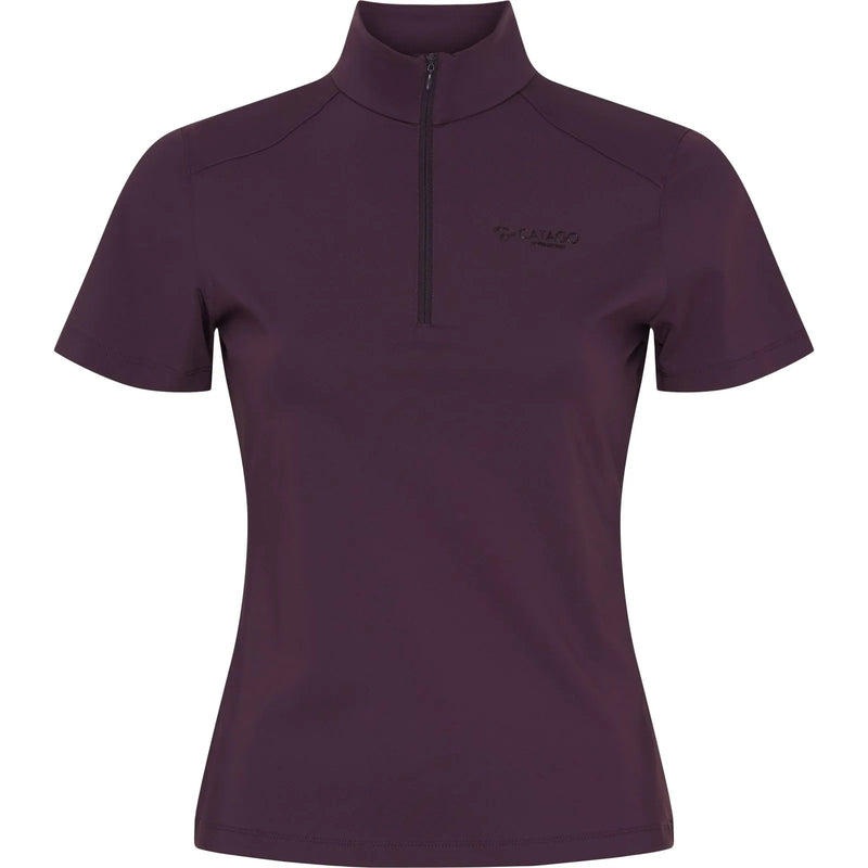 Catago Ladies Thelma 1/4 Zip Short Sleeve Top