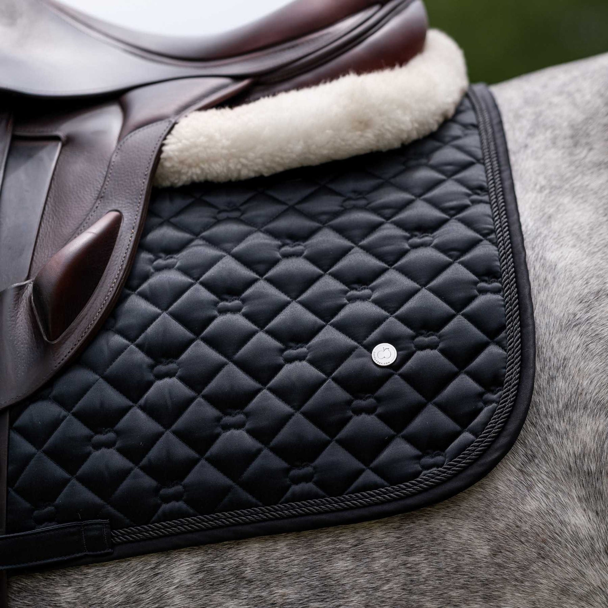 Dapplebay Sport Jump Saddle Pad - Black
