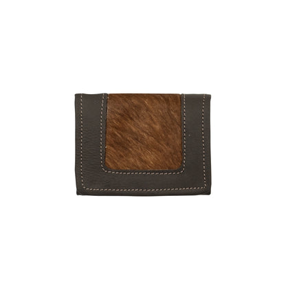 American West Hair-On Small Ladies Tri-Fold Wallet