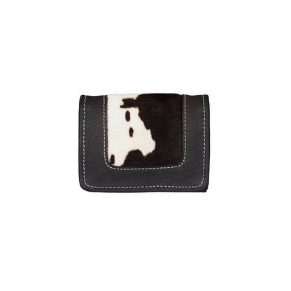 American West Hair-On Small Ladies Tri-Fold Wallet