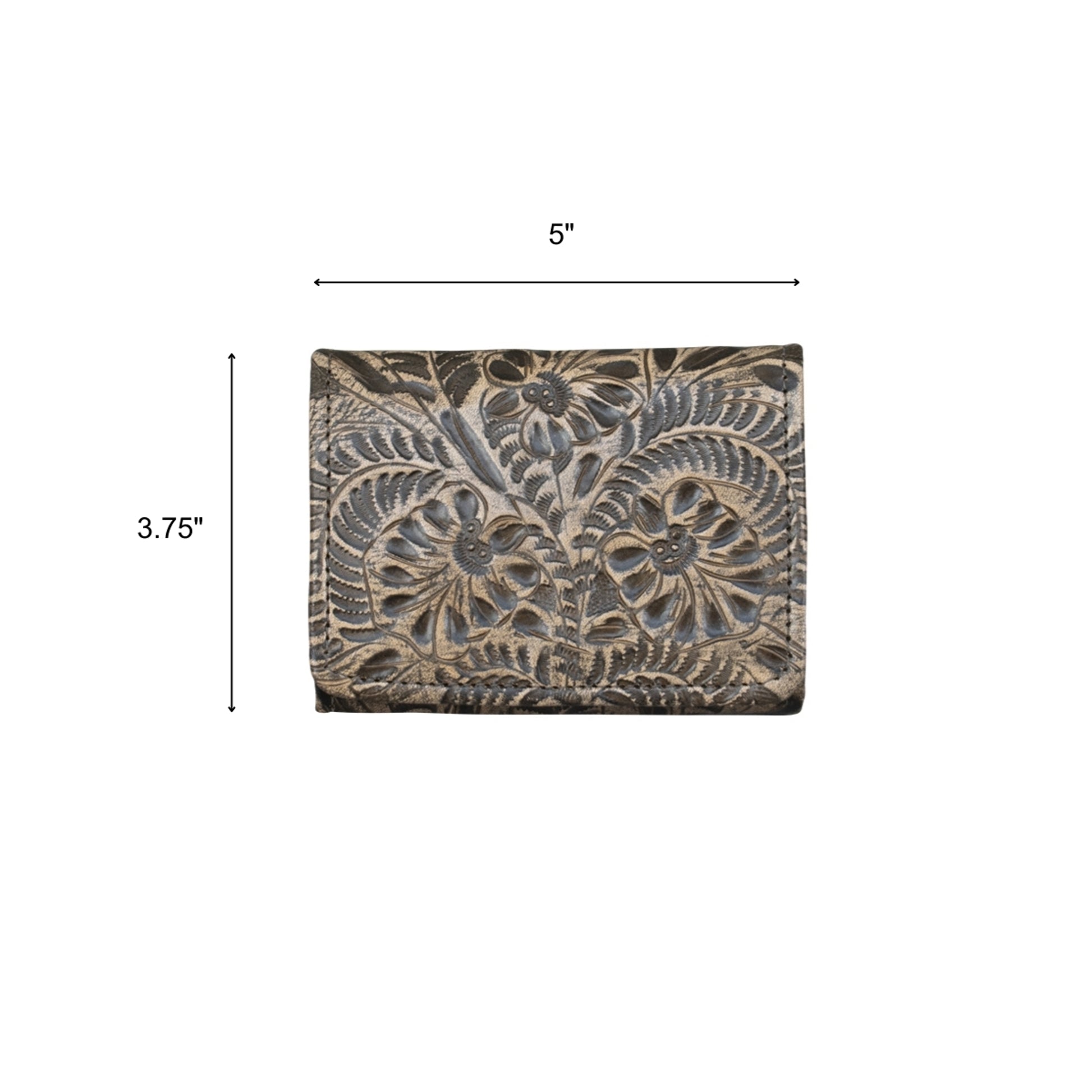 American West Ladies Small Tri-Fold Wallet