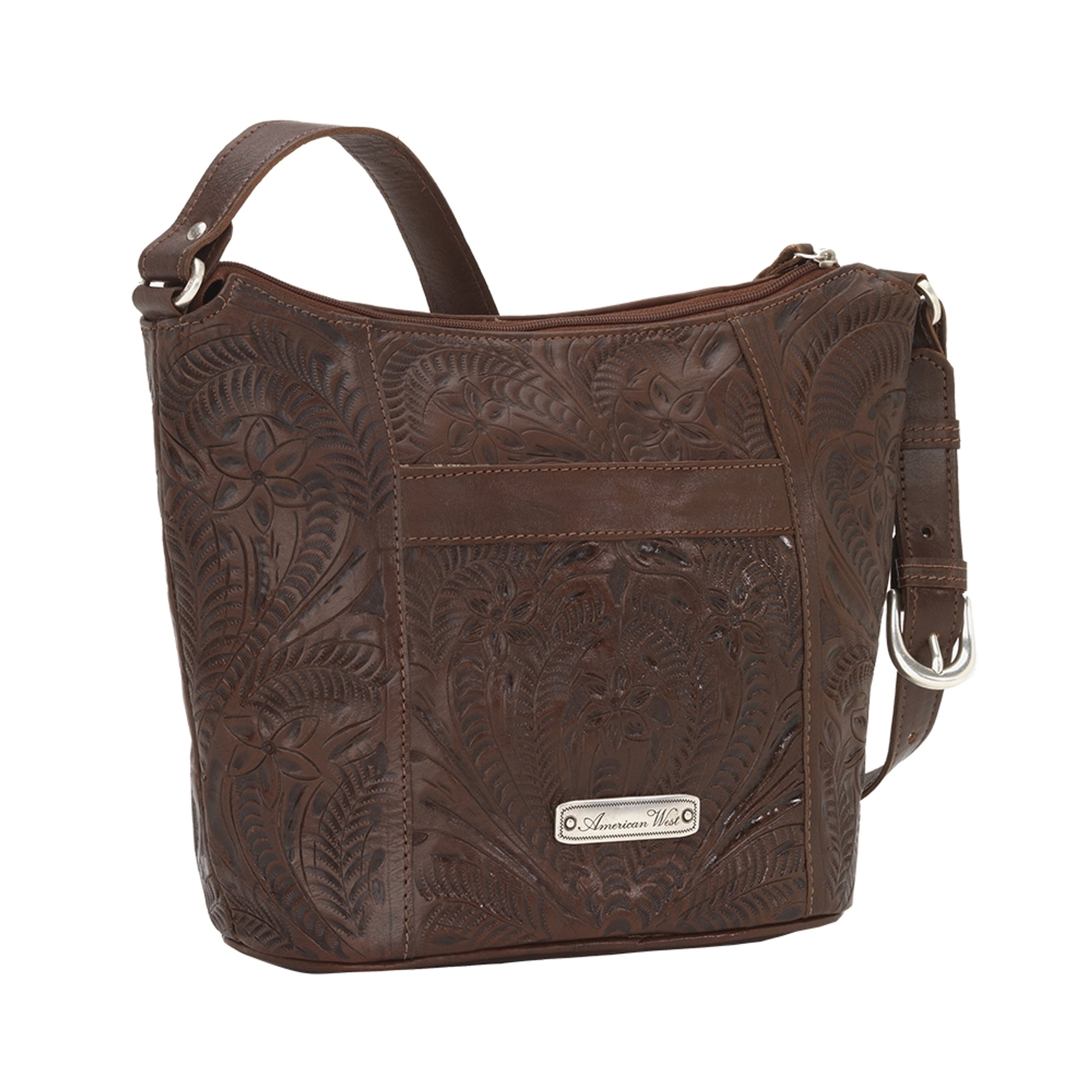 American West Hill Country Zip Top Bucket Tote