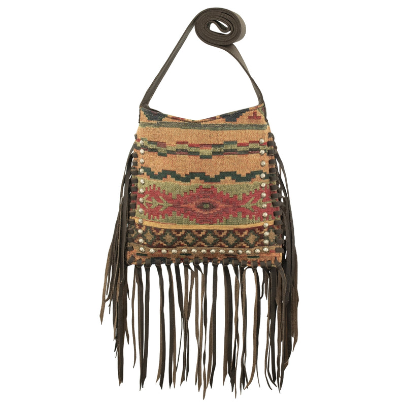 American West Fringed Cowgirl Crossbody with Fringe