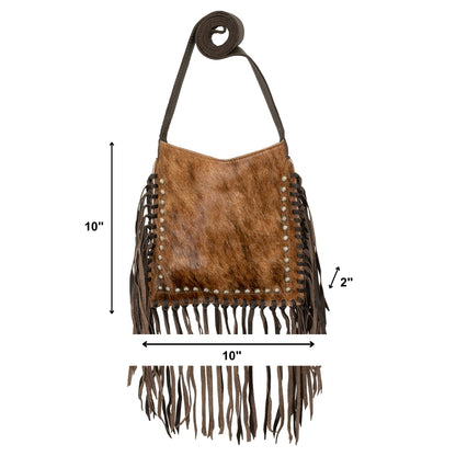 American West Fringed Cowgirl Crossbody with Fringe