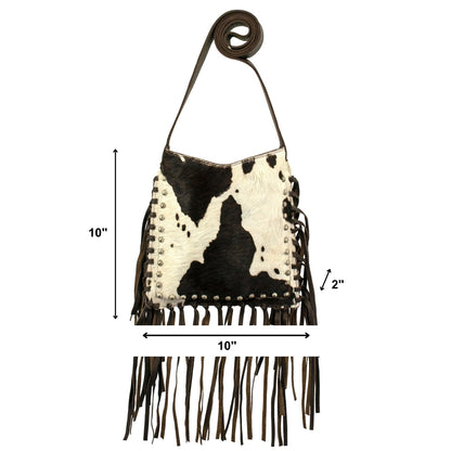 American West Fringed Cowgirl Crossbody with Fringe