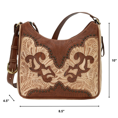 American West Annie's Secret Collection Shoulder Bag with Conceal Carry Pocket on Back