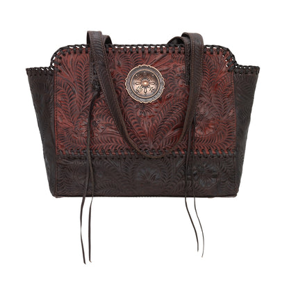 American West Annie's Secret Collection Zip Top Tote with Conceal Carry Pocket on Back