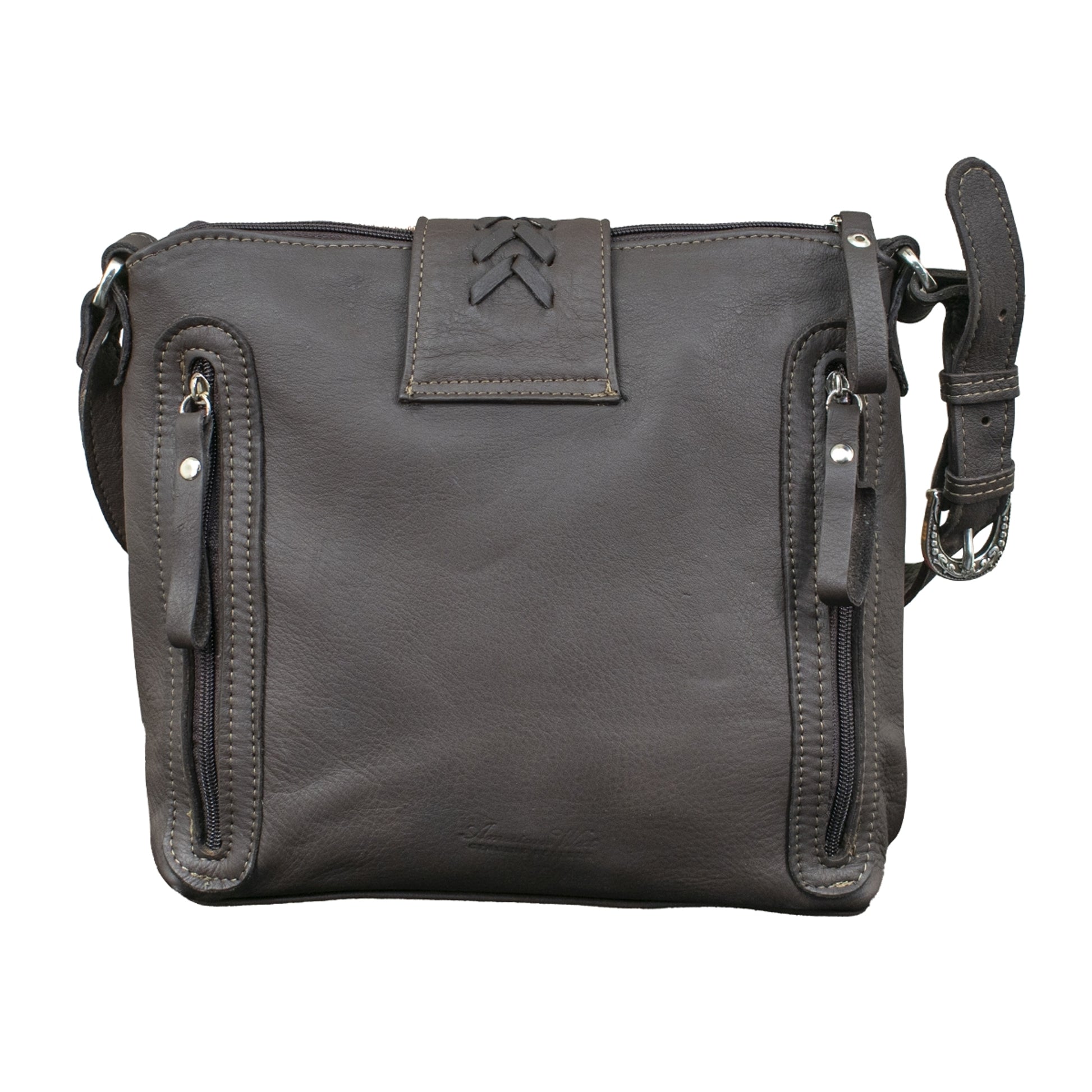 American West Santa Fe Woven Tapestry Zip-Top Shoulder Bag with Conceal Carry Pocket