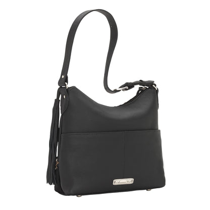 American West Wild Horses Zip Top Shoulder Bag