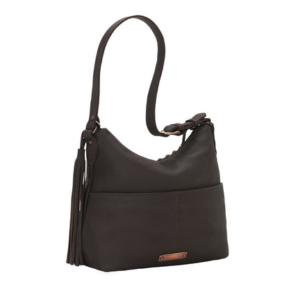 American West Wild Horses Zip Top Shoulder Bag