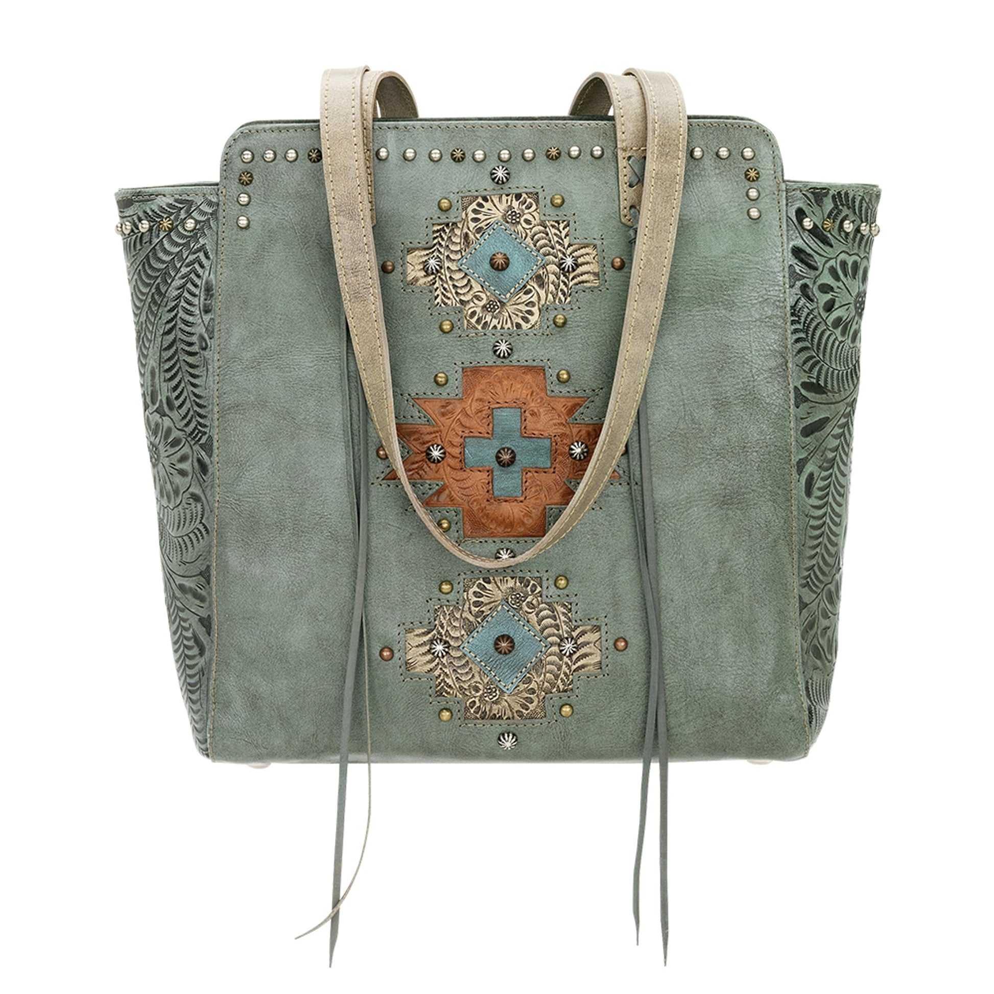 American West Navajo Soul Zip Top Tote