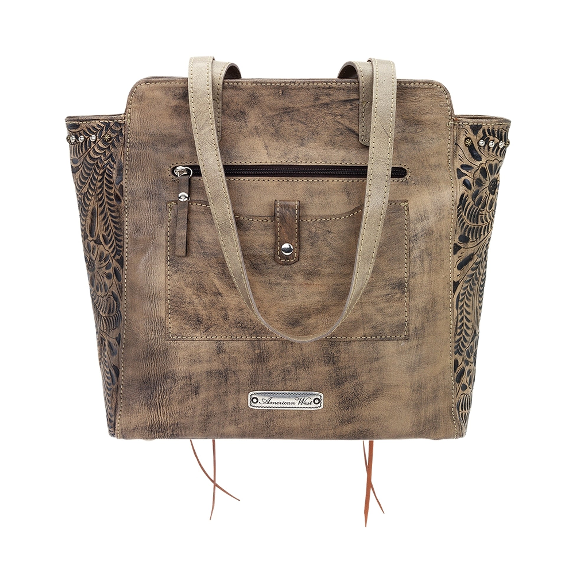 American West Navajo Soul Zip Top Tote