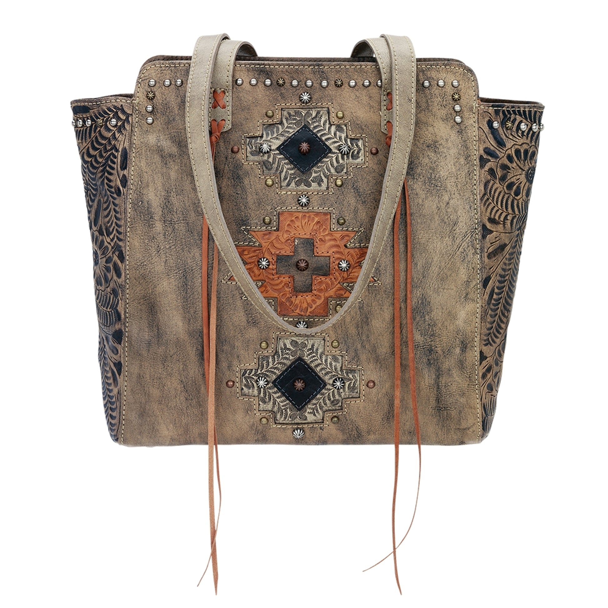 American West Navajo Soul Zip Top Tote