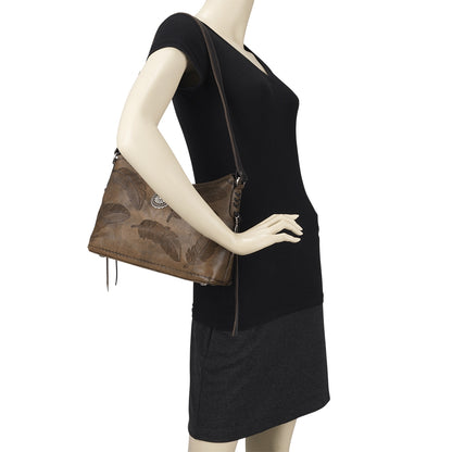 American West Sacred Bird Zip Top Shoulder Bag