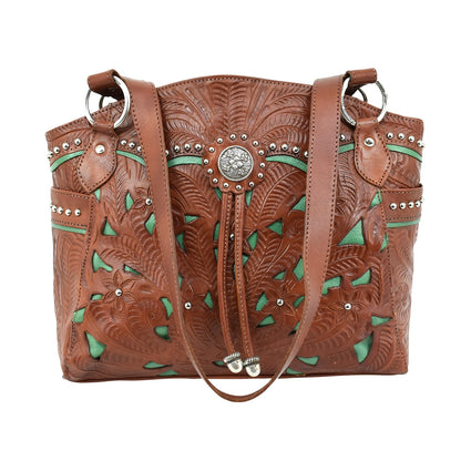 American West Lady Lace Half Moon Tote