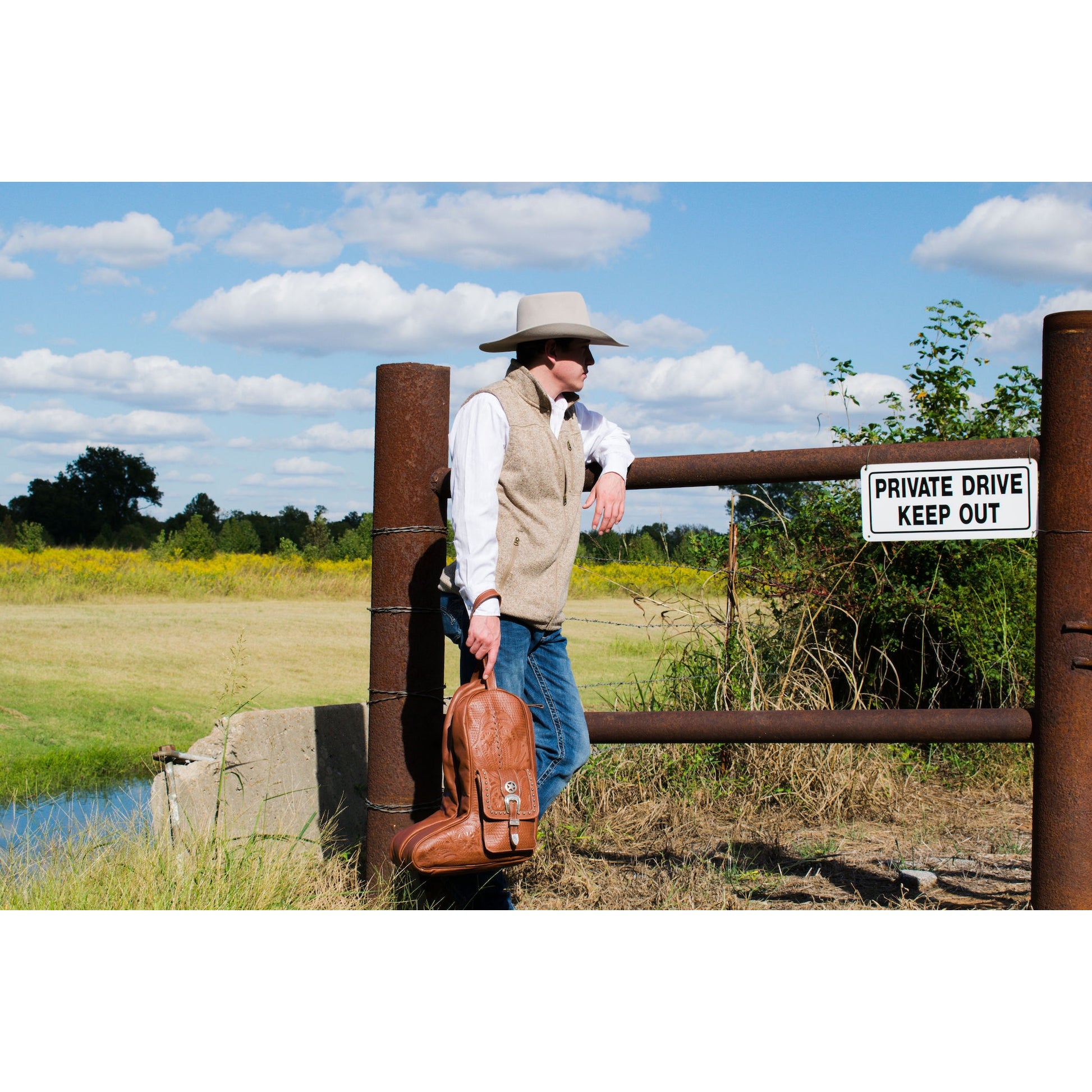 American West Classic Travel Boot Bag