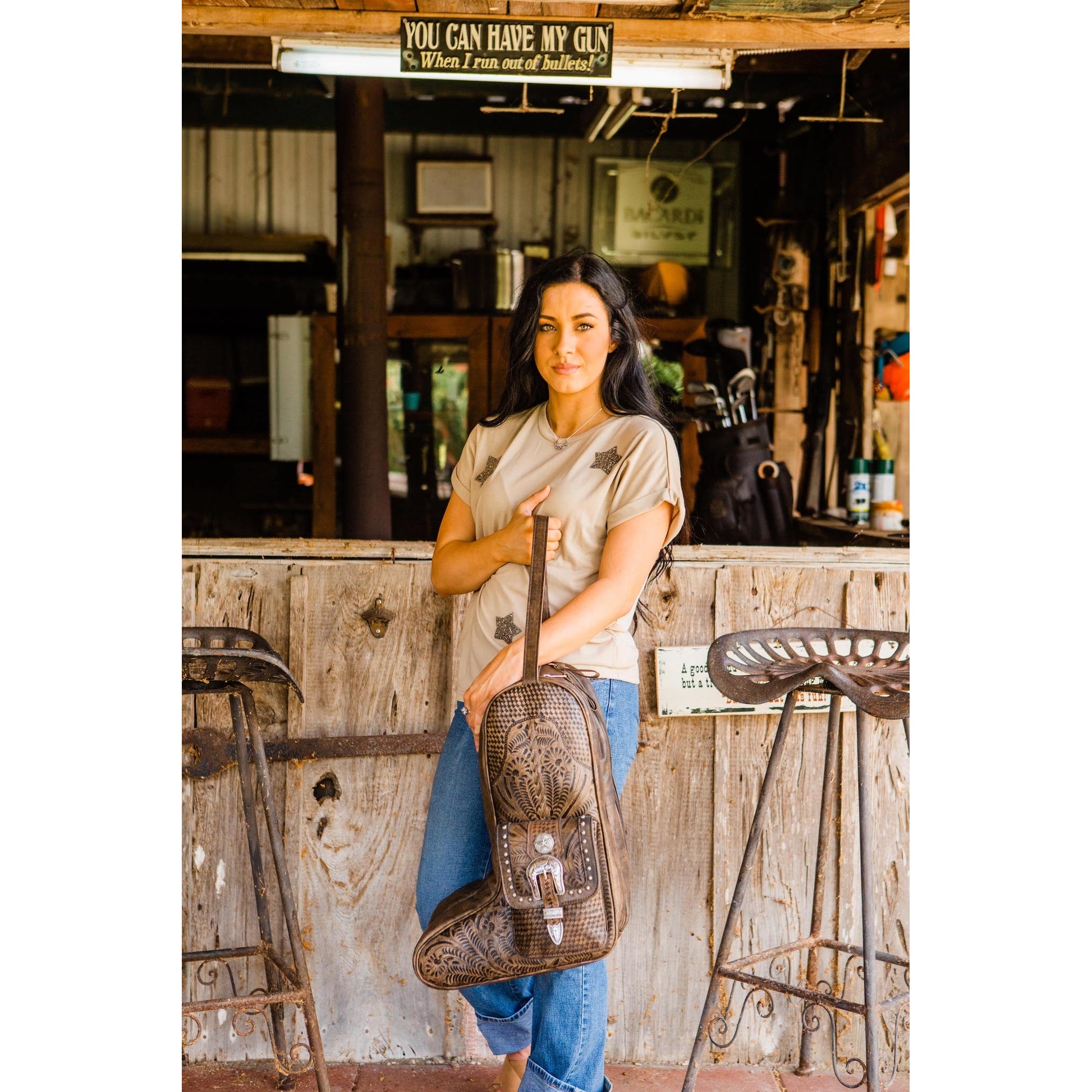 American West Classic Travel Boot Bag