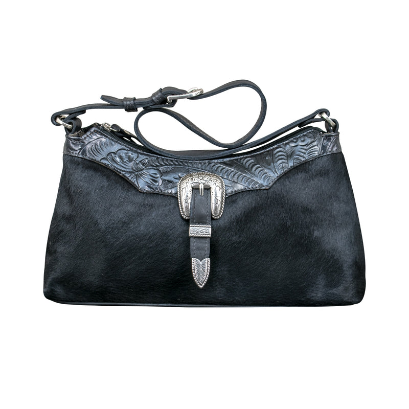 American West Cow Town Zip Top Shoulder Bag