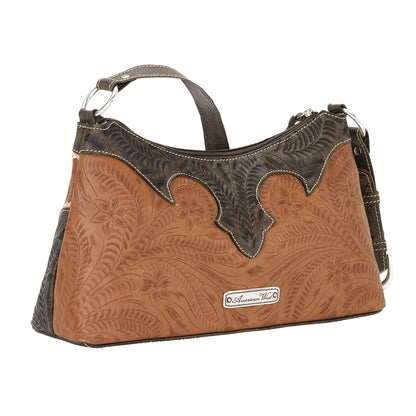 American West Desert Wildflower Zip Top Shoulder Bag