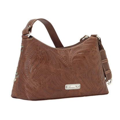 American West Lady Lace Zip Top Shoulder Bag
