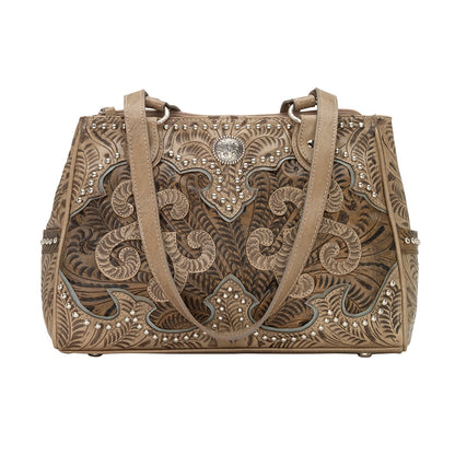 American West Annie's Secret Collection Multi-Compartment Tote with Conceal Carry Pocket on Back
