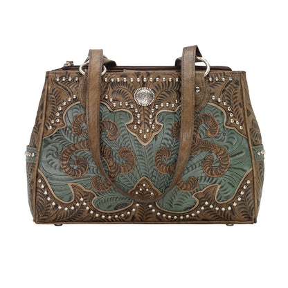 American West Annie's Secret Collection Multi-Compartment Tote with Conceal Carry Pocket on Back