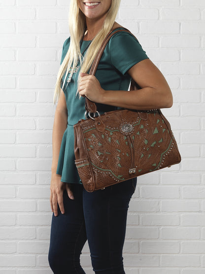 American West Lady Lace Multi Compartment Organizer Tote