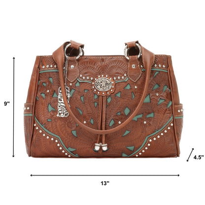 American West Lady Lace Multi Compartment Organizer Tote