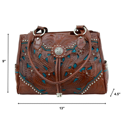 American West Lady Lace Multi Compartment Organizer Tote