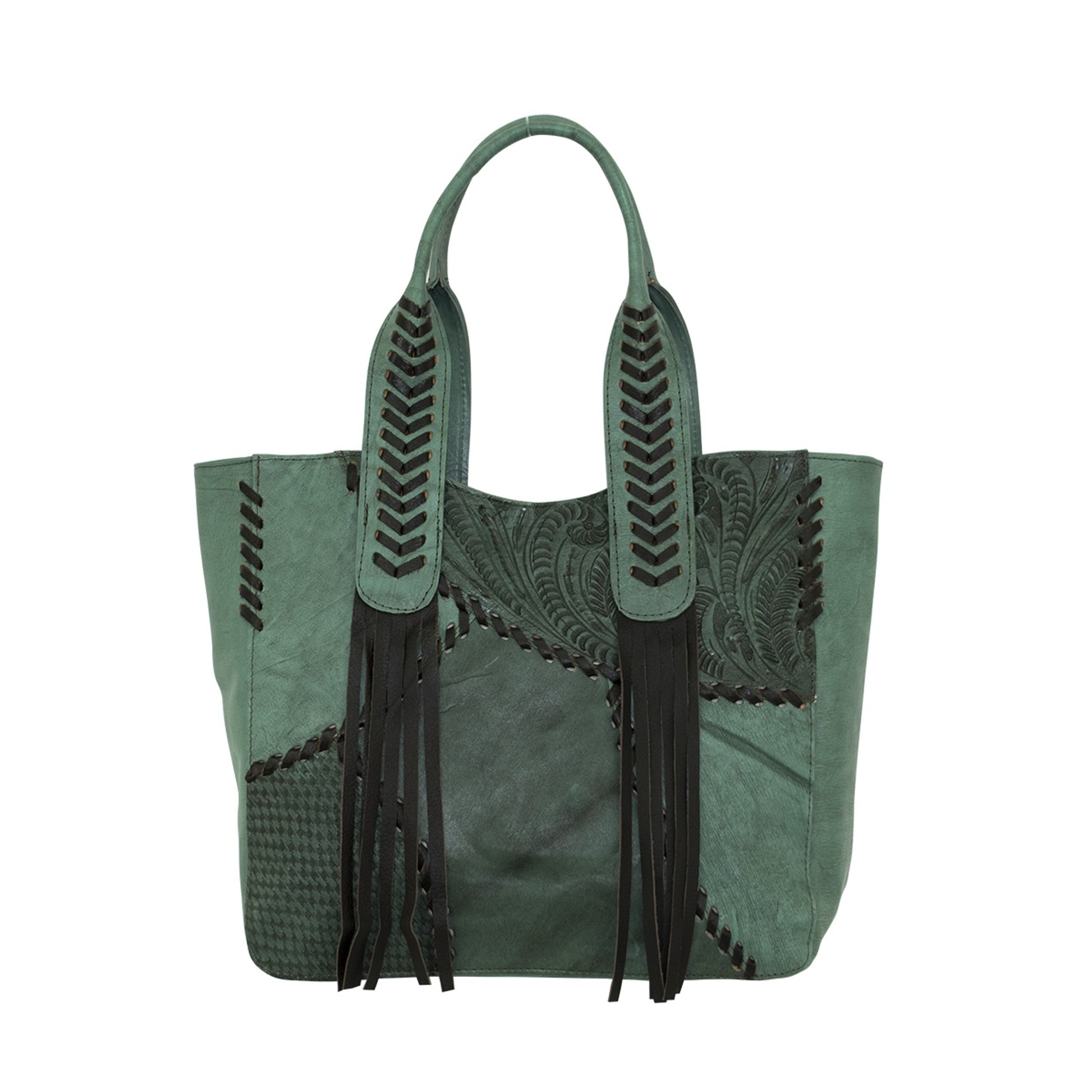 American West Gypsy Patch Large Zip Top Tote