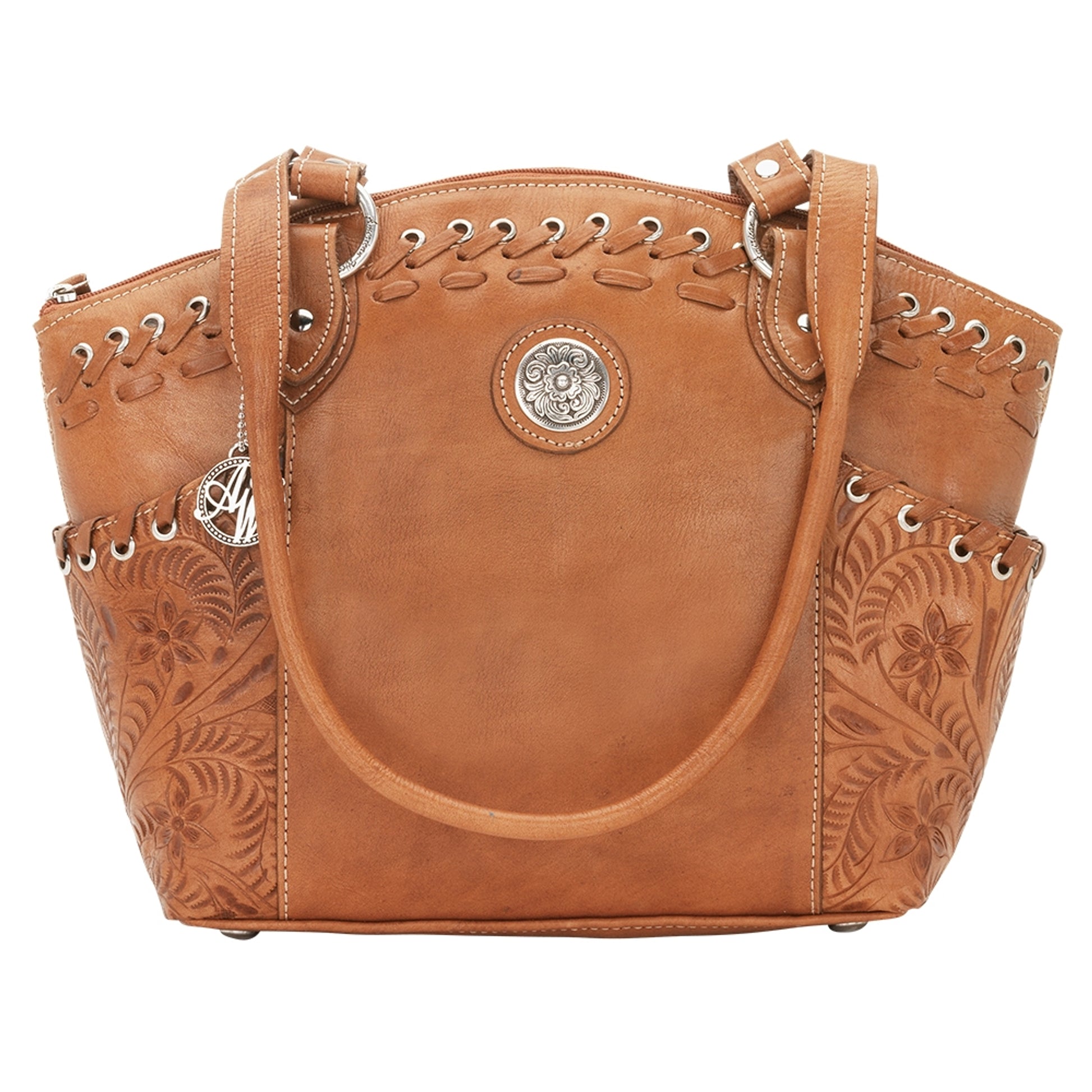 American West Harvest Moon Zip Top Bucket Tote