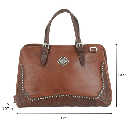 American West Cowtown Zip Around Smart Briefcase