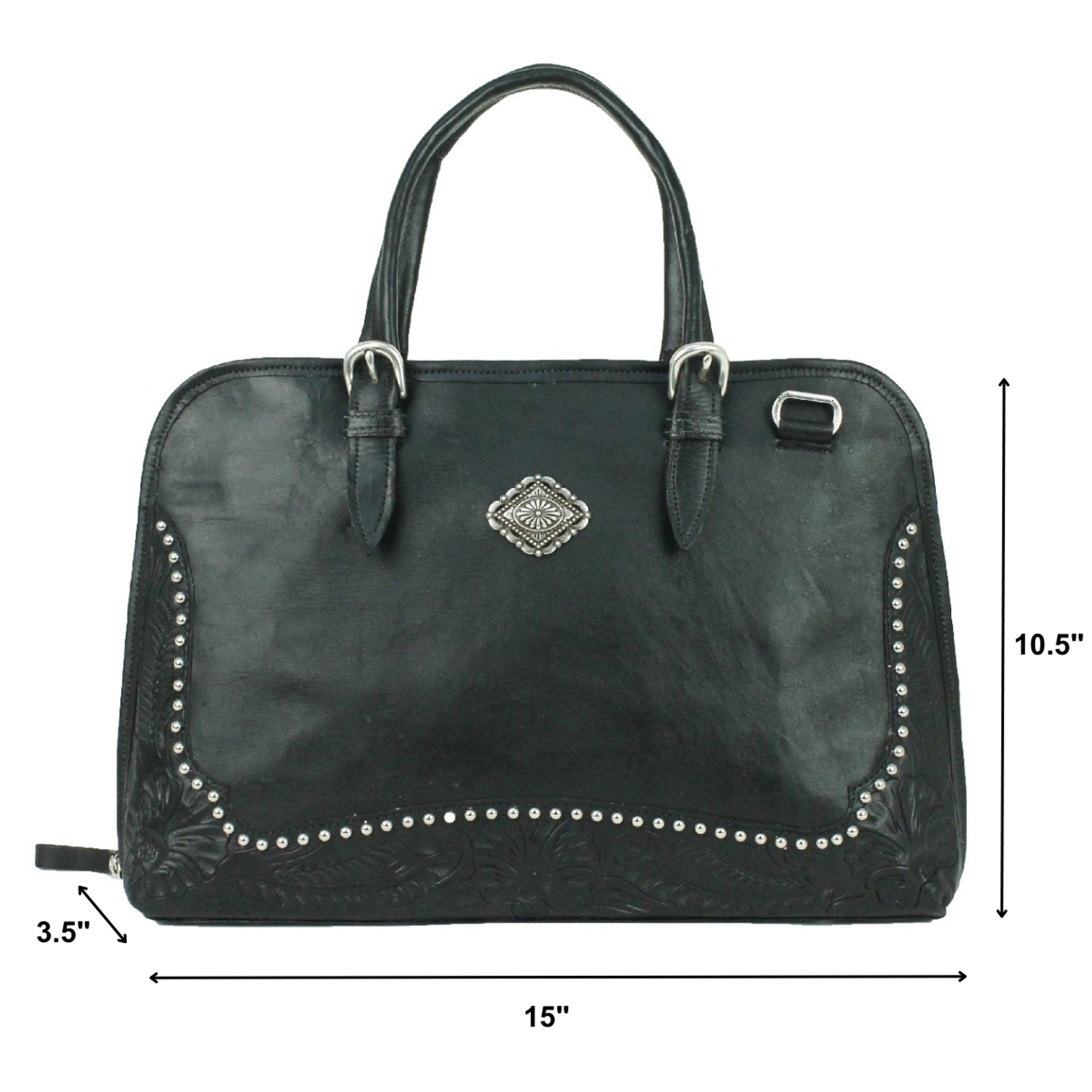 American West Cowtown Zip Around Smart Briefcase