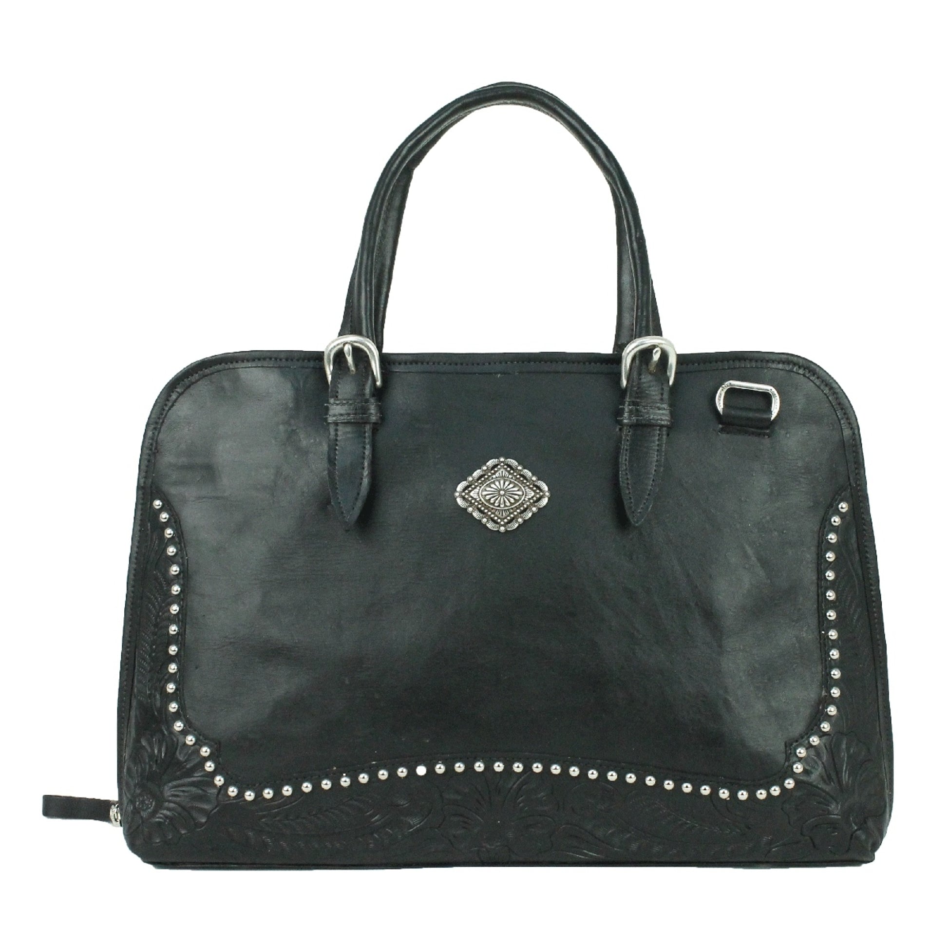 American West Cowtown Zip Around Smart Briefcase