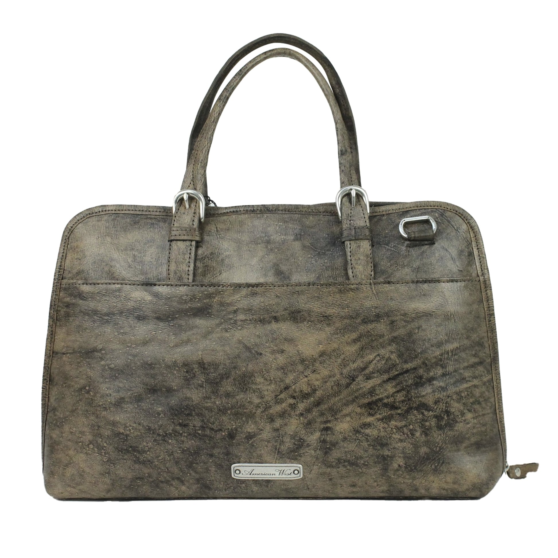 American West Cowtown Zip Around Smart Briefcase