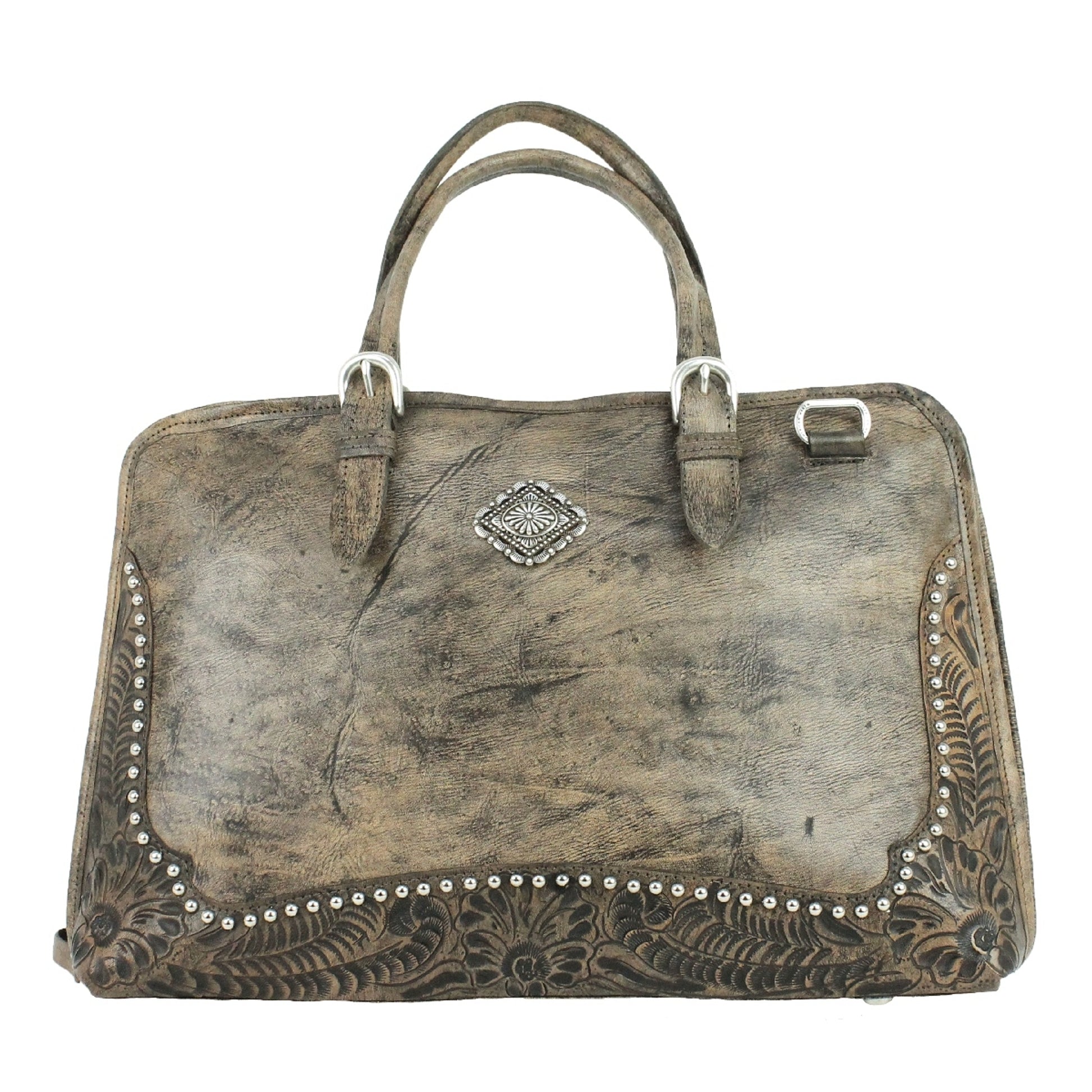 American West Cowtown Zip Around Smart Briefcase