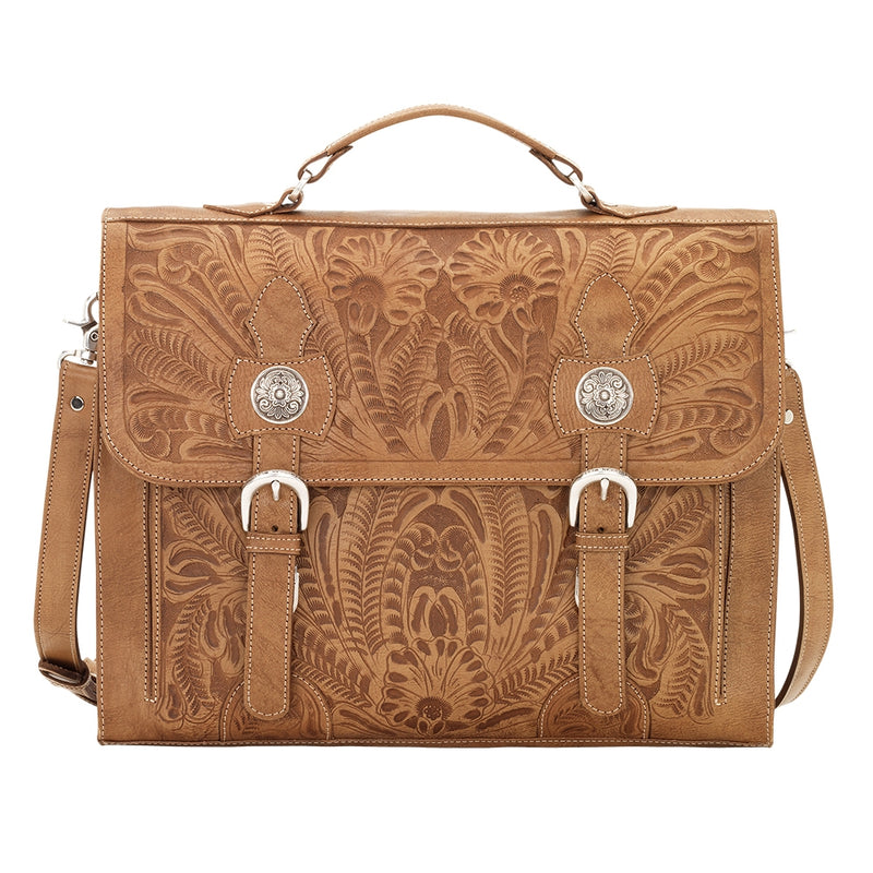 American West Classic Travel Multi-Compartment Briefcase