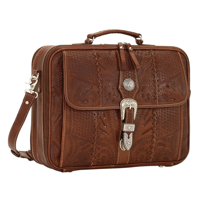 American West Classic Travel Laptop Briefcase
