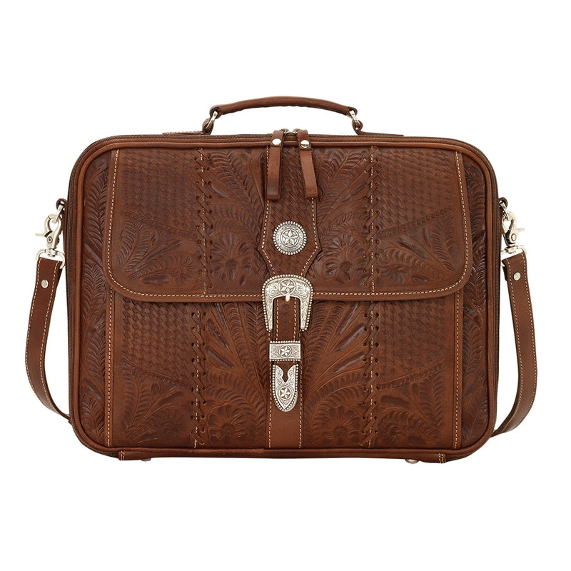 American West Classic Travel Laptop Briefcase