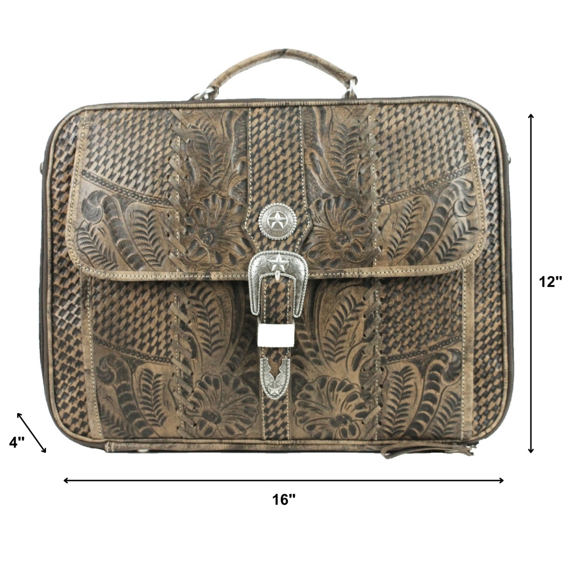 American West Classic Travel Laptop Briefcase