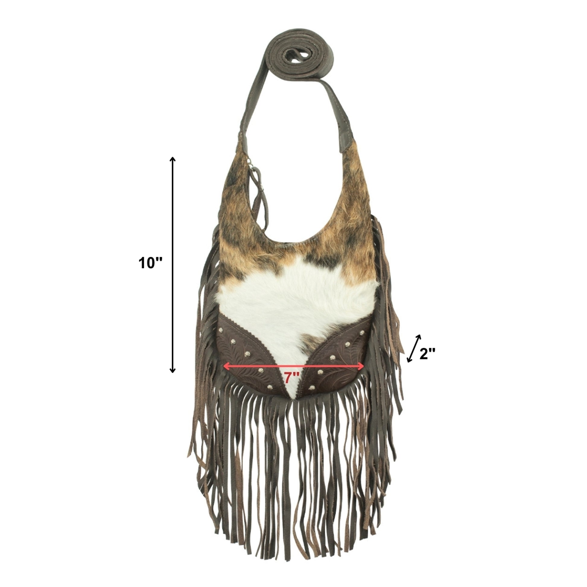 American West Fringed Cowgirl Crossbody with Fringe