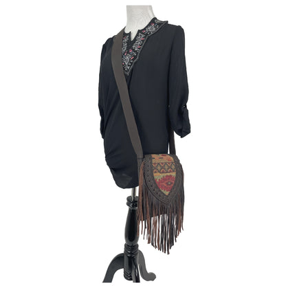 American West Fringed Cowgirl Crossbody with Fringe