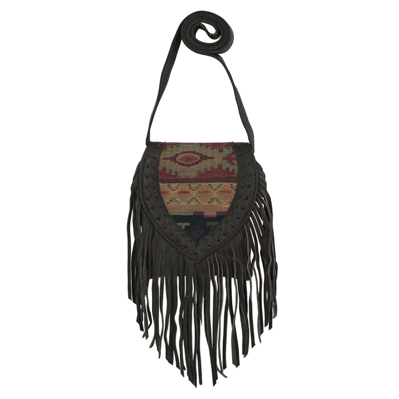 American West Fringed Cowgirl Crossbody with Fringe
