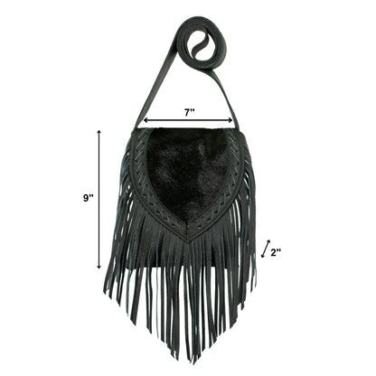 American West Fringed Cowgirl Crossbody with Fringe