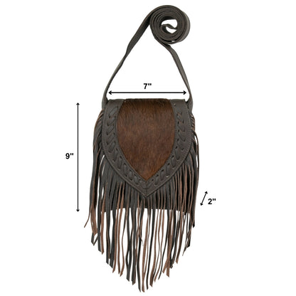American West Fringed Cowgirl Crossbody with Fringe