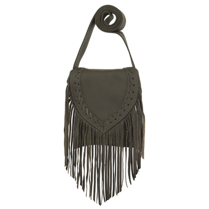 American West Fringed Cowgirl Crossbody with Fringe
