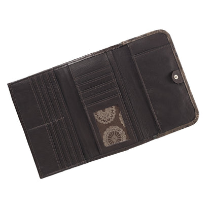 American West Saddle Ridge Ladies Tri-Fold Wallet